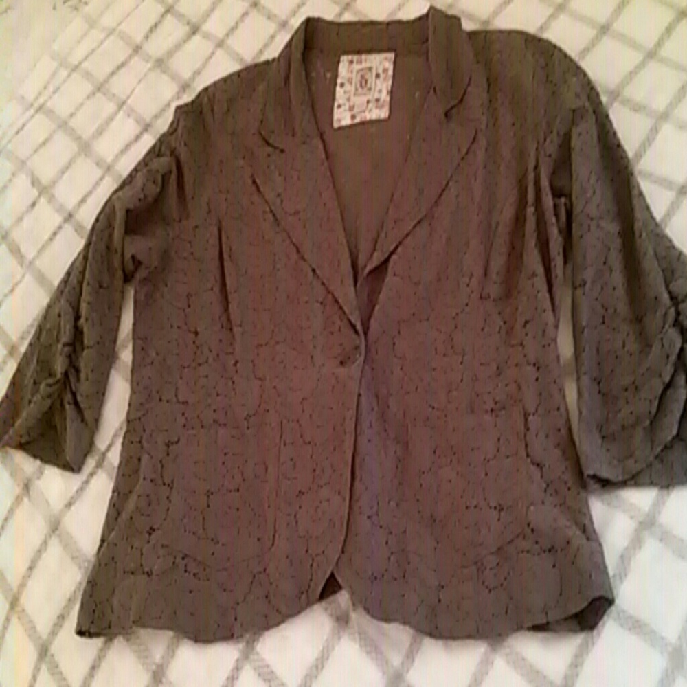 Lace blazer